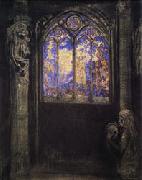 Odilon Redon Stained-Glass Window Spain oil painting artist